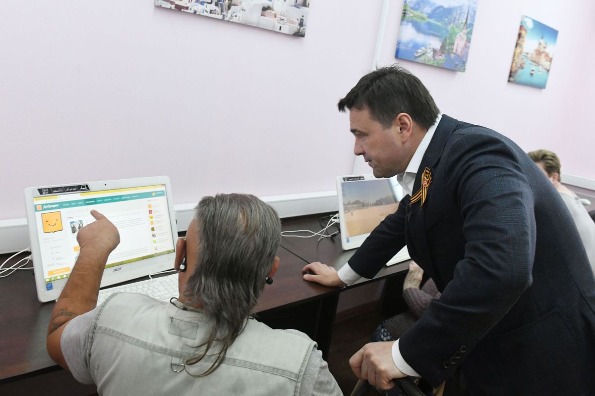 Андрей Воробьев губернатор московской области - Посещение пансионата в Ногинске